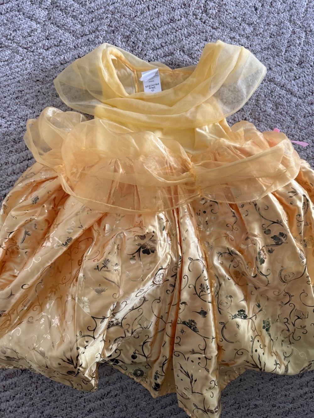 Disney Yellow and Pink Princess Costume Dress - Picture 7 of 9